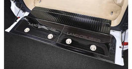 Toyota Land Cruiser 200 2007-2021 Set Zierleisten (gebürstetes dunkel Aluminium) Foto 3