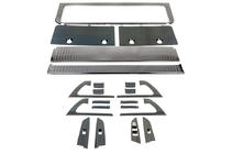 Toyota Land Cruiser 200 2007-2021 Set Zierleisten (gebürstetes dunkel Aluminium) Foto 5