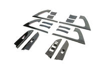Toyota Land Cruiser 200 2007-2021 Set Zierleisten (gebürstetes dunkel Aluminium) Foto 10