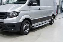 Volkswagen Crafter 2016- Trittbretter Allmond Grey (2 Stk., Aluminium) Lang/ExtraLang Foto 1