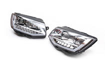 Volkswagen T6 2015-2024 Frontscheinwerfer mit LED-Tagfahrlicht 2015-2019 (Silber, 2 Stk) Foto 4