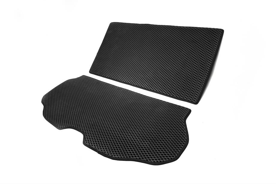 Volvo XC70 2007-2013 Kofferraummatte 2-teilig (EVA, Schwarz) Image