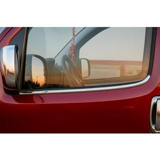Fensterrahmen Zierleisten außen (2 Stk, Edelstahl) Fiat Fiorino/Qubo 2008-2024 Foto 1