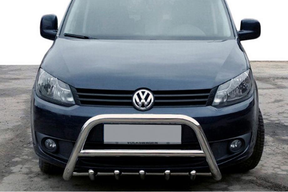Volkswagen Caddy 2015-2020 Frontbügel WT003-4 (Edelstahl) Image