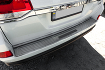 Toyota Land Cruiser 200 2007-2021 Heckstoßstangenabdeckung 2016-2021 Edelstahl Foto 2