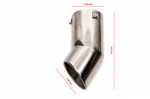 Toyota Land Cruiser Prado 150 2009-2023 Auspuffblende Edelstahl Foto 4