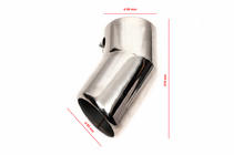 Toyota Land Cruiser 200 2007-2021 Auspuffblende Edelstahl Foto 1