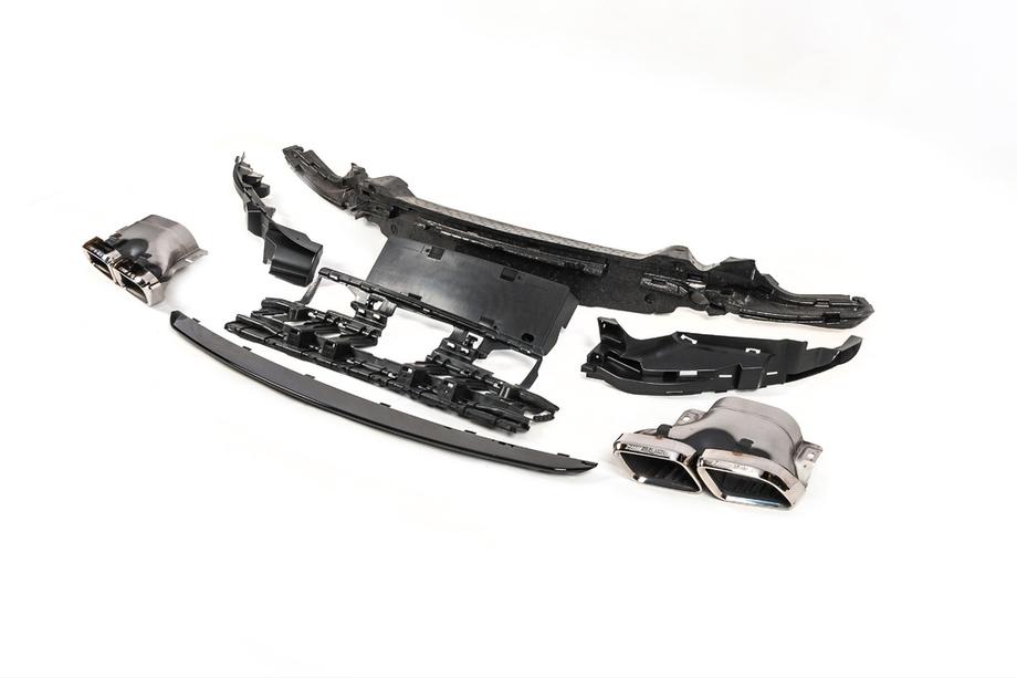 Mercedes C-class W205 2014-2021 Bodykit mit kompletter Heckstossstange (Design Black Mamba C63GT) Foto 17