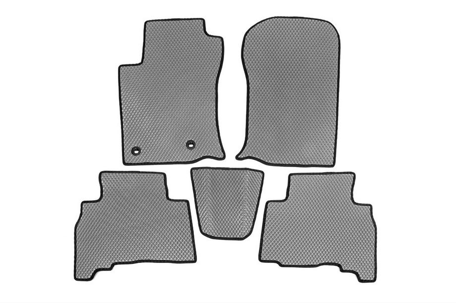 Toyota Land Cruiser Prado 150 2009-2023 EVA Fußmatten (Grau) 5-Sitzer, 2009-2013 Image