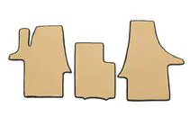 Volkswagen T5 Caravelle 2004-2010 EVA Fußmatten (beige, vorne, für 1+1) Foto 1