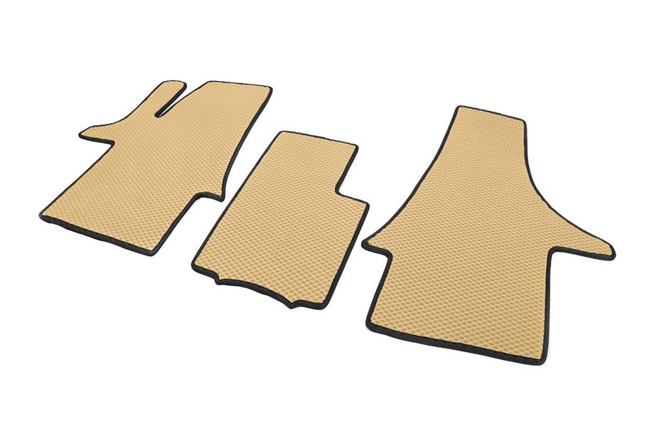 Volkswagen T5 Caravelle 2004-2010 EVA Fußmatten (beige, vorne, für 1+1) Foto 2