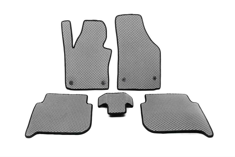 Volkswagen Touran 2003-2010 EVA Fußmatten (Grau) Image