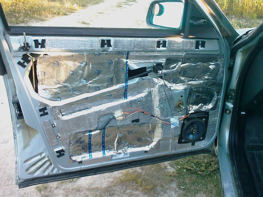 Do-it-yourself-Schallschutz für VAZ 2110-Türen