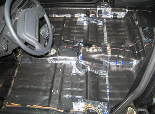 Do-it-yourself-Bodengeräuschdämmung VAZ 2115