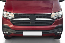 Volkswagen T6 2015-2024 Obere Kühlergrill Blende 2019+ (1 Stk, Edelstahl) Foto 1