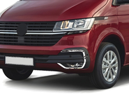 Volkswagen T6 2015-2024 Scheinwerferblenden für Nebelscheinwerfer 2019+ (4 Stk, Edelstahl) Foto 1