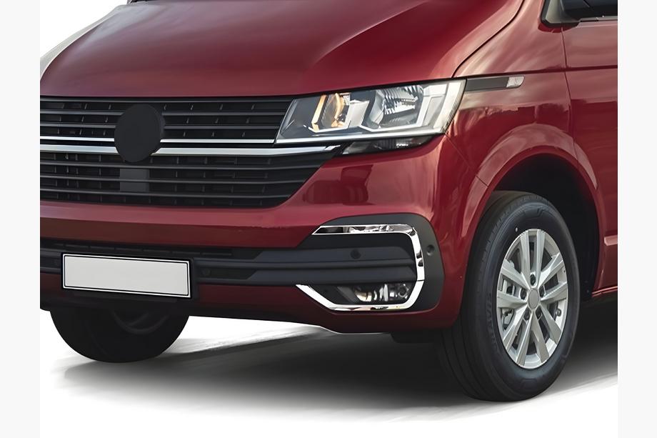 Volkswagen T6 2015-2024 Scheinwerferblenden für Nebelscheinwerfer 2019+ (4 Stk, Edelstahl) Image