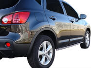 Nissan Qashqai 2007-2010 Seitliche Doppelrohre (2 Stk., Edelstahl) Foto 2
