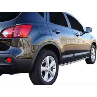 Seitliche Doppelrohre (2 Stk., Edelstahl) Nissan Qashqai 2010-2014 Foto 2
