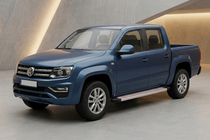 Volkswagen Amarok 2010-2022 Seitenschweller Maya Rot-Grau (2 Stk., Aluminium) Foto 1