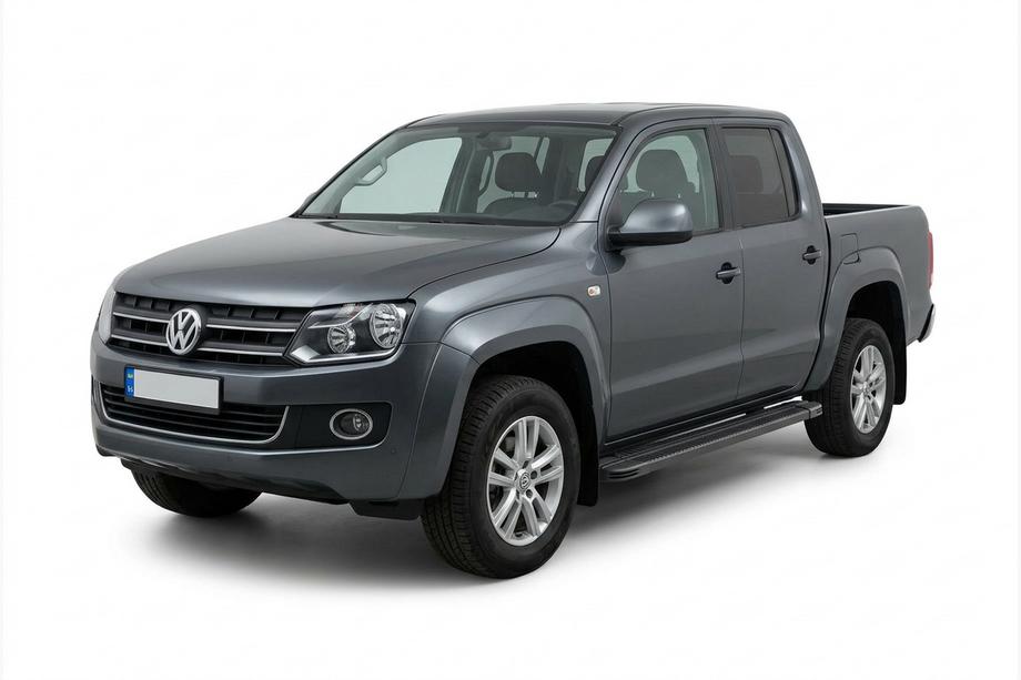 Volkswagen Amarok 2010-2022 Seitenschweller Maya V1 Schwarz (2 Stk., Alu) Image