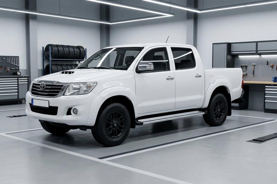 Toyota Hilux 2006-2015 Trittbretter Maya V4 (2 Stk., Aluminium) Image
