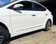 Hyundai Elantra (AD) 2015-2020 Türleisten Chrom (4 Stk, Edelstahl) Foto 1