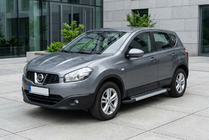Nissan Qashqai 2010-2014 Seitenschweller Vision New Grey (2 Stk., Aluminium) Langer Radstand Foto 1