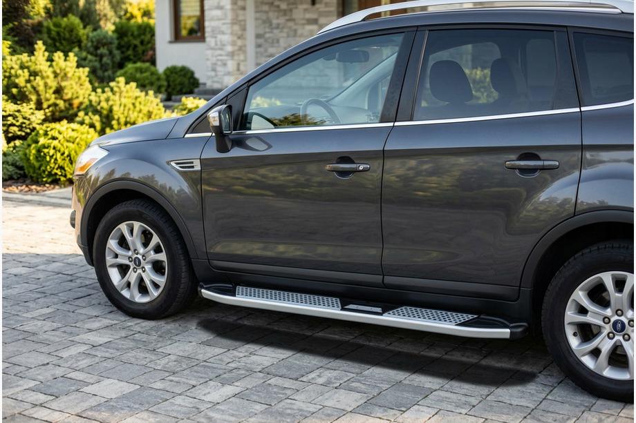 Ford Kuga 2008-2013 Seitenschweller Mevsim Grey (2 Stk., Aluminium) Image
