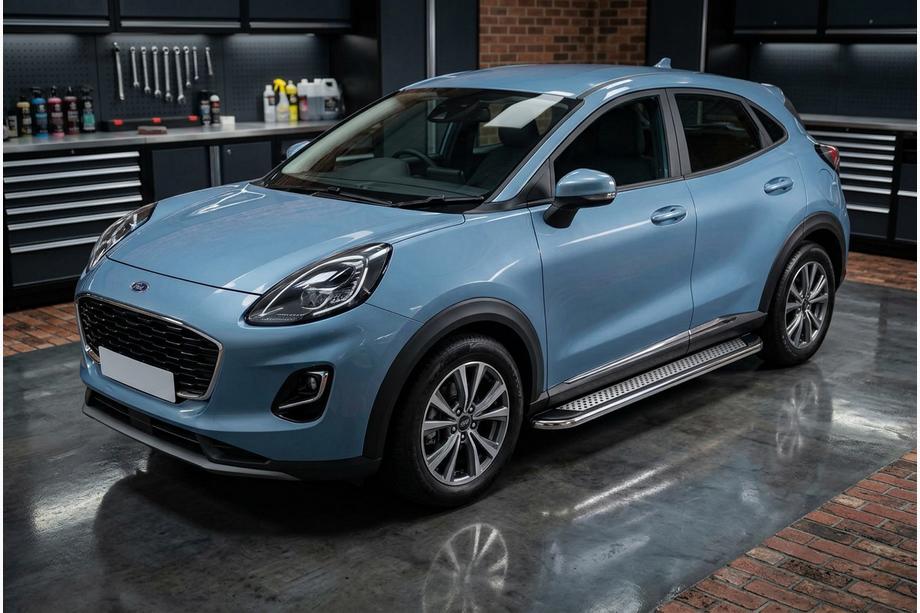 Ford Puma 2019- Trittbretter Maydos V2 (2 Stk., Aluminium) Image