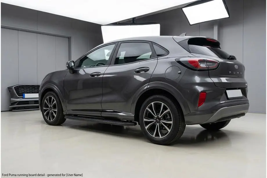 Ford Puma 2019- Seitenschweller Tayga Black (2 Stk., Aluminium) Image
