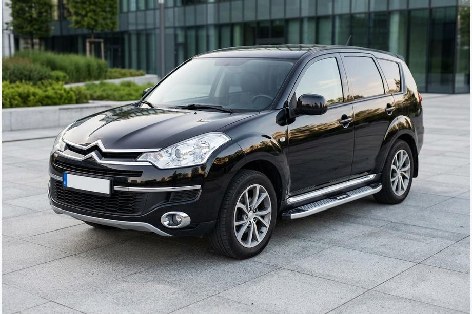 Citroen C-Crosser 2007-2013 Seitenschweller Mevsim Grey (2 Stk., Aluminium) Image