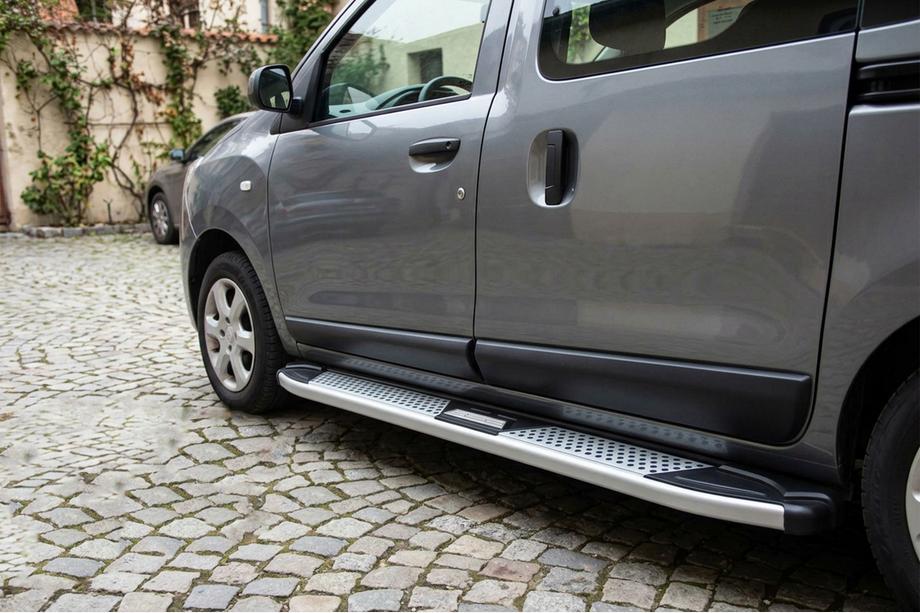Dacia Dokker 2013-2022 Seitenschweller Mevsim Grey (2 Stk., Aluminium) Image