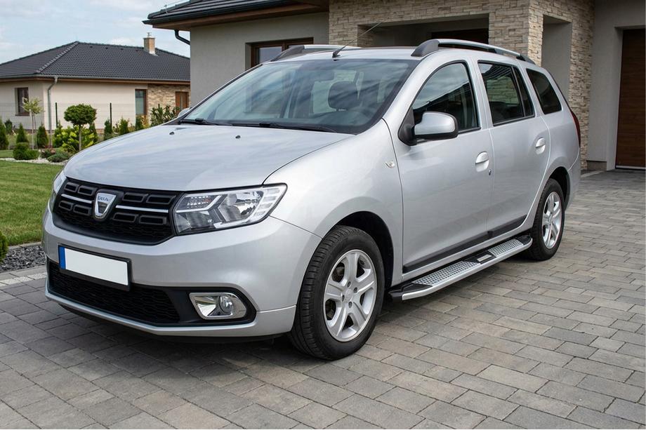 Dacia Logan MCV 2013-2020 Seitenschweller Mevsim Grey (2 Stk., Aluminium) Image
