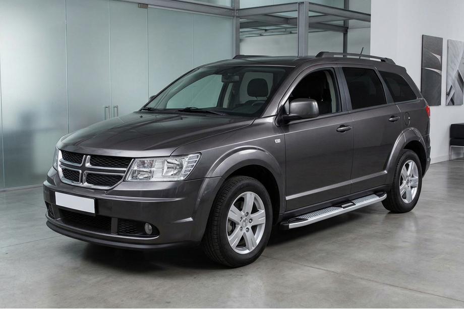 Dodge Journey 2008-2020 Seitenschweller Mevsim Grey (2 Stk., Aluminium) Image