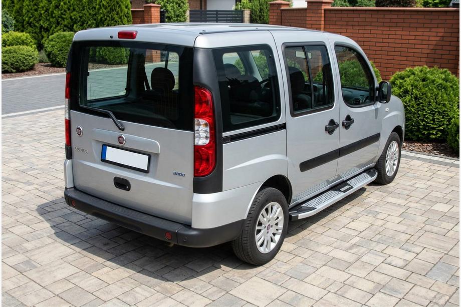 Fiat Doblo I 2005-2010 Seitenschweller Mevsim Grey (2 Stk., Aluminium) Image