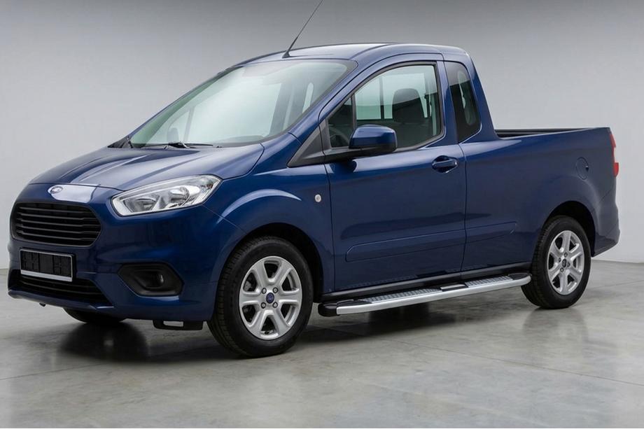 Ford Courier 2014-2023 Seitenschweller Mevsim Grey (2 Stk., Aluminium) Image