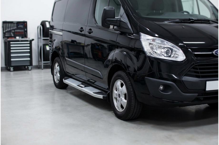 Ford Custom 2013-2022 Seitenschweller Mevsim Grey (2 Stk., Aluminium) Image