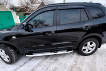 Hyundai Santa Fe 2 2006-2012 Seitenschweller Mevsim Grey (2 Stk., Aluminium) Foto 4