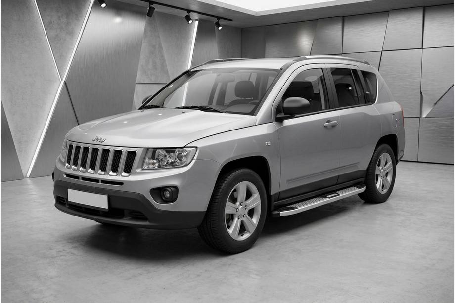 Jeep Compass 2006-2016 Seitenschweller Mevsim Grey (2 Stk., Aluminium) Image