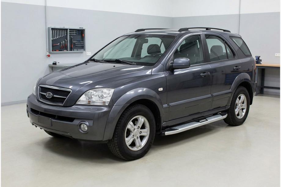 Kia Sorento I BL 2002-2009 Seitenschweller Mevsim Grey (2 Stk., Aluminium) Image