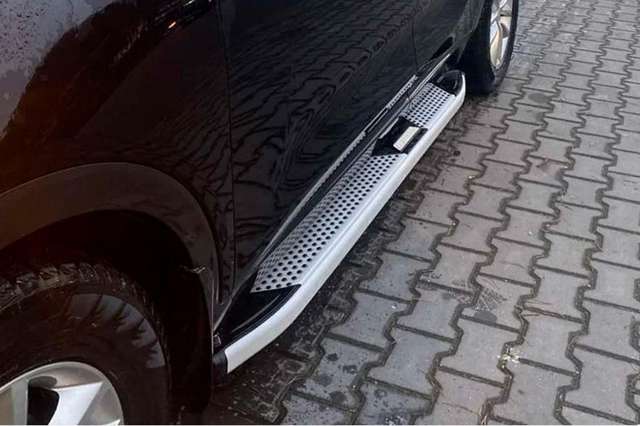 Kia Sorento III UM 2014-2020 Seitenschweller Mevsim Grey (2 Stk., Aluminium) Foto 4