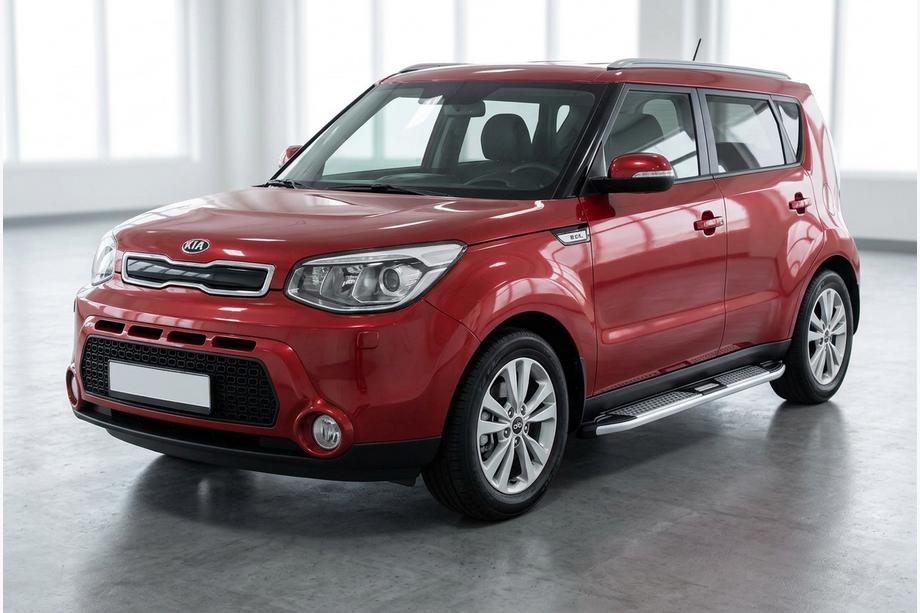 Kia Soul II 2013-2018 Seitenschweller Mevsim Grey (2 Stk., Aluminium) Foto 1