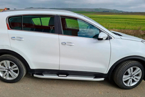 Kia Sportage 2015-2021 Seitenschweller Mevsim Grey (2 Stk., Aluminium) Foto 3