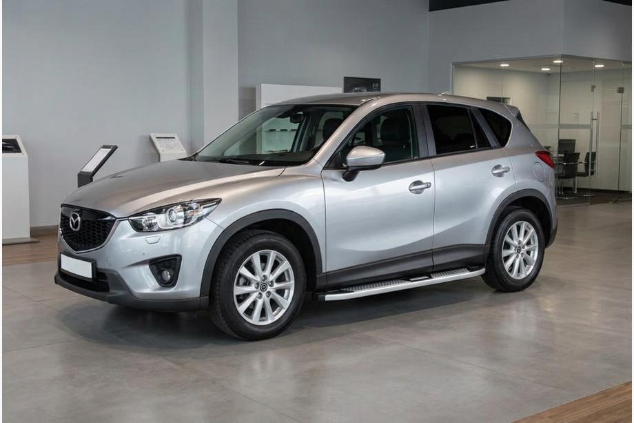 Mazda CX-5 2012-2017 Seitenschweller Mevsim Grey (2 Stk., Aluminium) Foto 1