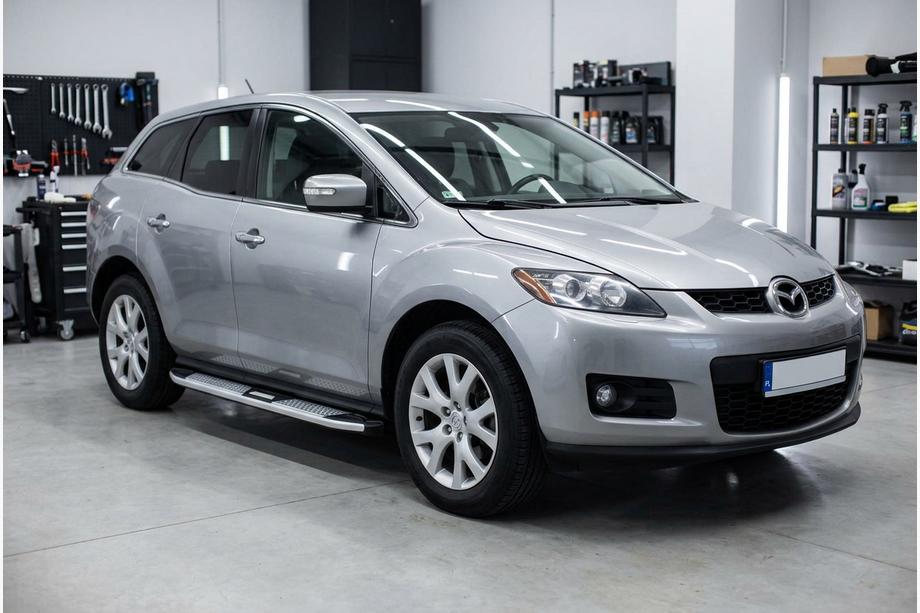 Mazda CX-7 2006-2012 Seitenschweller Mevsim Grey (2 Stk., Aluminium) Image