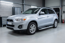 Mitsubishi ASX 2010-2023 Seitenschweller Mevsim Grey (2 Stk., Aluminium) Foto 1