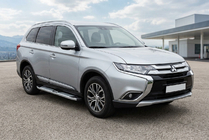 Mitsubishi Outlander 2012-2021 Seitenschweller Mevsim Grey (2 Stk., Aluminium) Foto 1