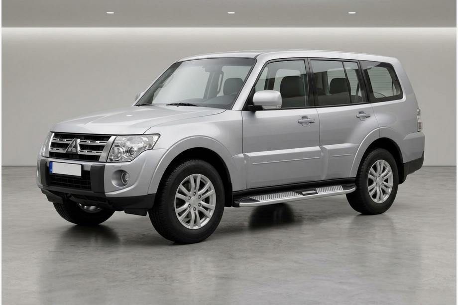 Mitsubishi Pajero Wagon IV 2006-2021 Seitenschweller Mevsim Grey (2 Stk., Aluminium) Image