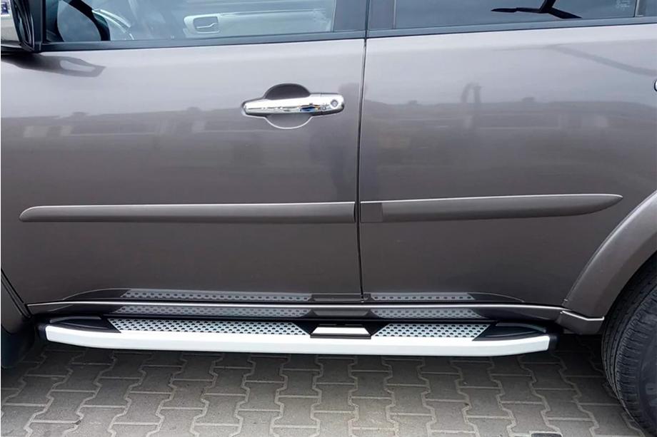 Mitsubishi Pajero Sport 2008-2015 Seitenschweller Mevsim Grey (2 Stk., Aluminium) Foto 1